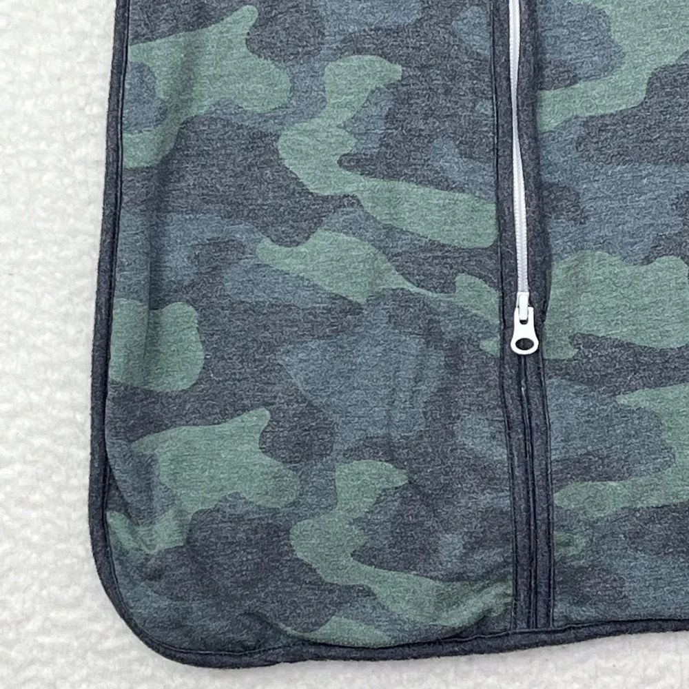 Copper Pearl Baby Sleep Bag 0-6 Months Green Camo Wearable Blanket Zipper Sack